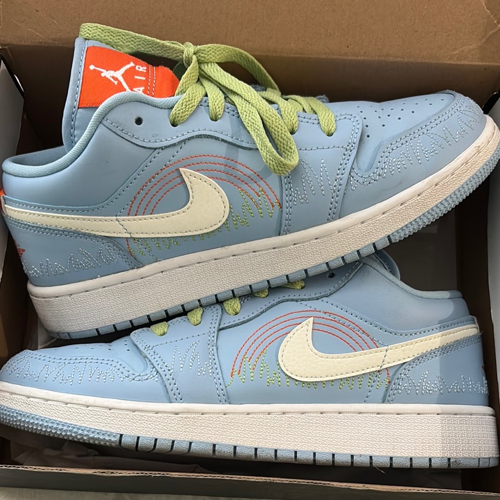 Kids Blue Nike Sneakers